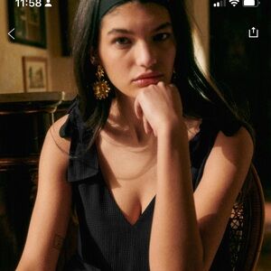 Sézane Silk Lara Blouse